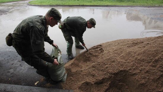 Flood situation in Khabarovsk
