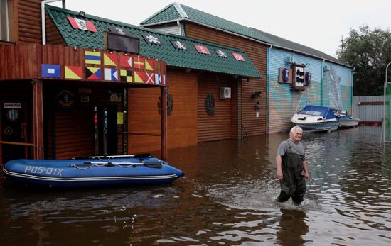 Flood situation in Khabarovsk