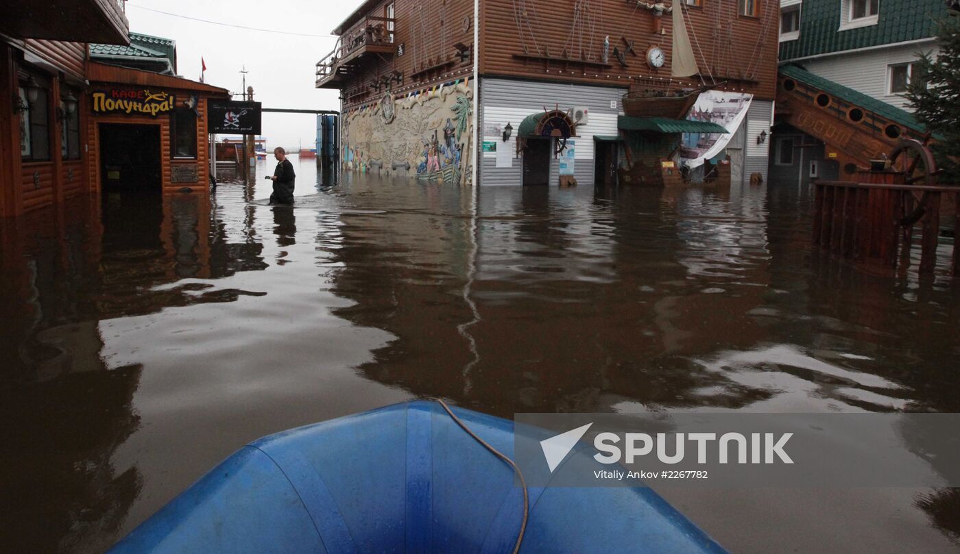Flood situation in Khabarovsk