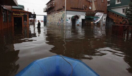 Flood situation in Khabarovsk