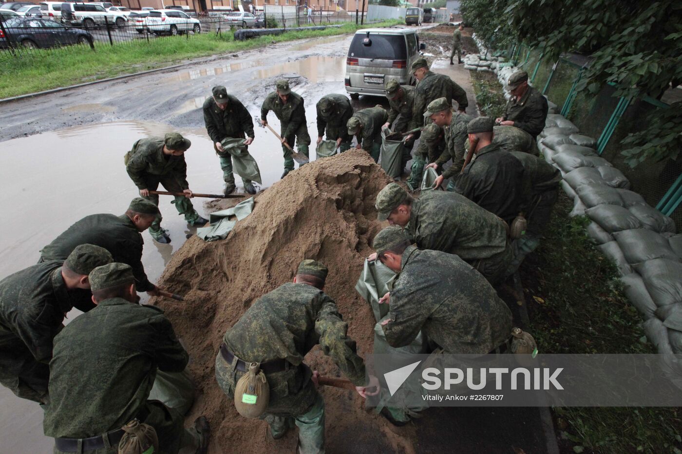Flood situation in Khabarovsk