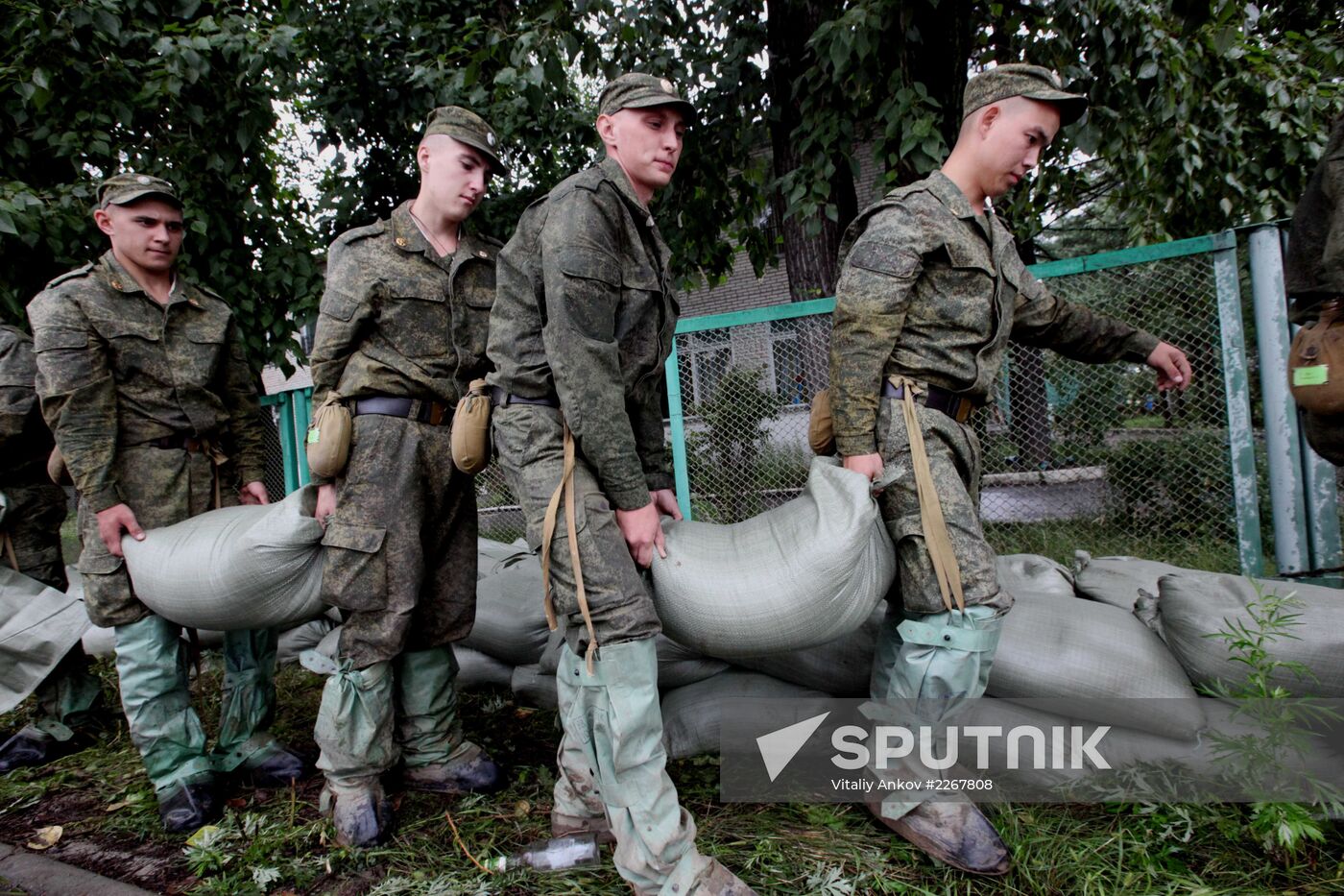 Flood situation in Khabarovsk