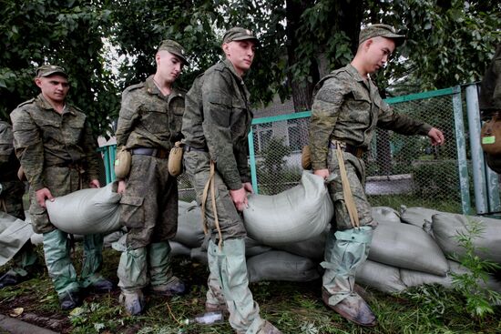 Flood situation in Khabarovsk
