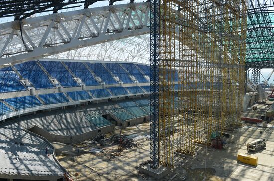 Construction of Olympic facilities in Sochi