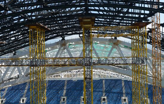 Construction of Olympic facilities in Sochi