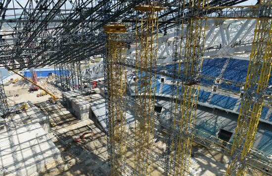 Construction of Olympic facilities in Sochi