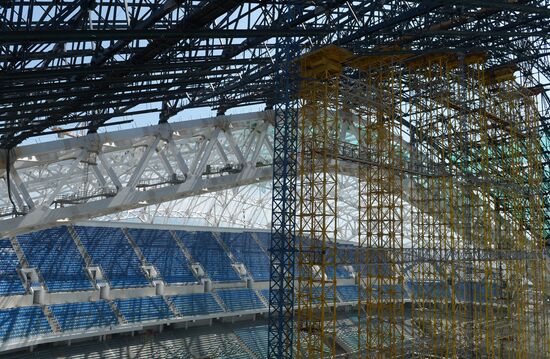 Construction of Olympic facilities in Sochi