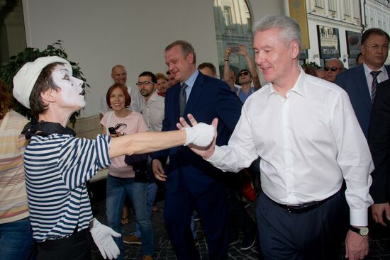 Sergei Sobyanin takes part in Russia 24 TV show "Opinion"