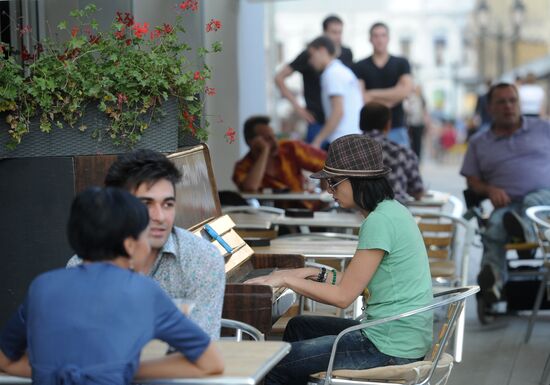 Outdoor Cafes in Moscow