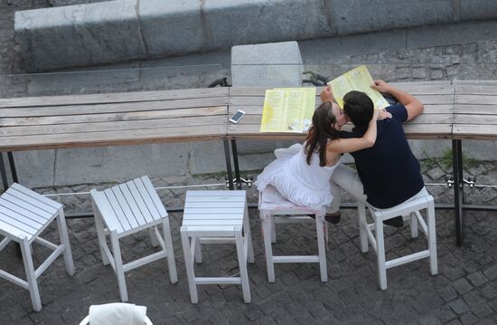 Outdoor Cafes in Moscow