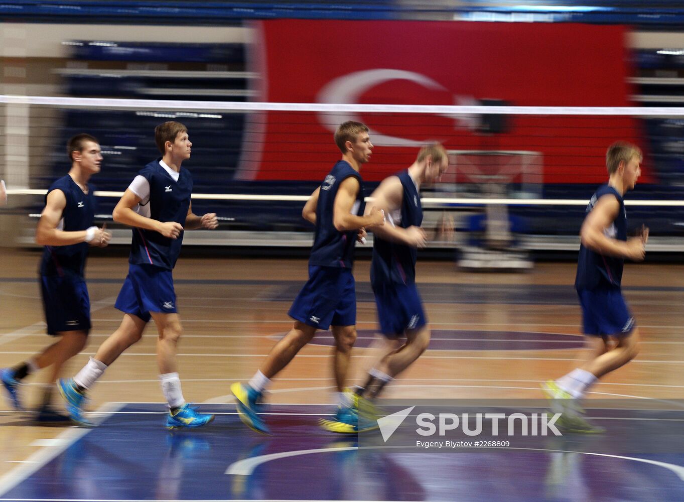 Volleyball. Russian national junior team readies for world cup