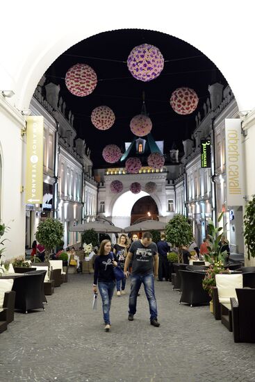 Pedestrian area on Nikolskaya Street, Moscow