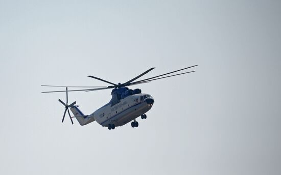 Training flights for air show MAKS-2013