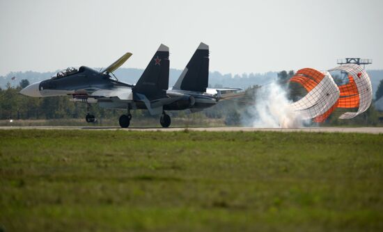 Training flights for air show MAKS-2013