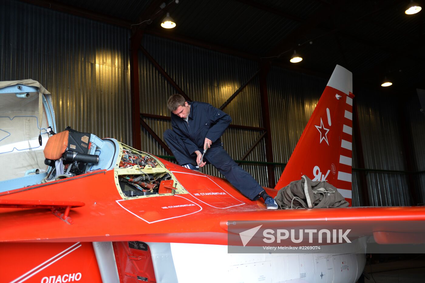 Yak-130 in new-old livery of Yak Aircraft Corporation