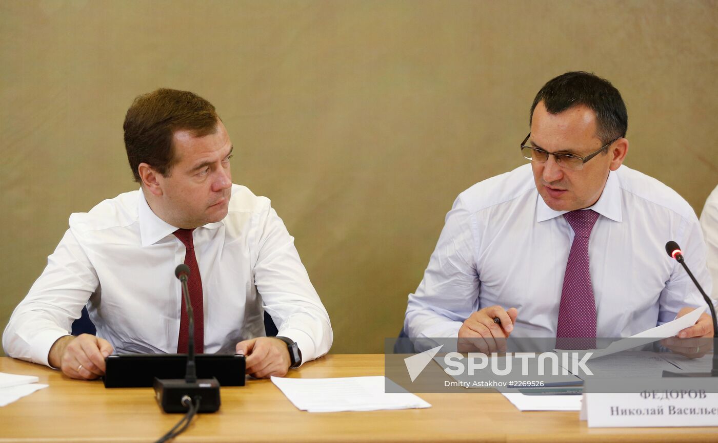 Dmitry Medvedev's working visit to Kursk Region