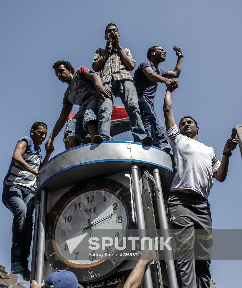 Protest action in Cairo