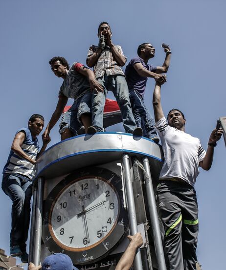 Protest action in Cairo