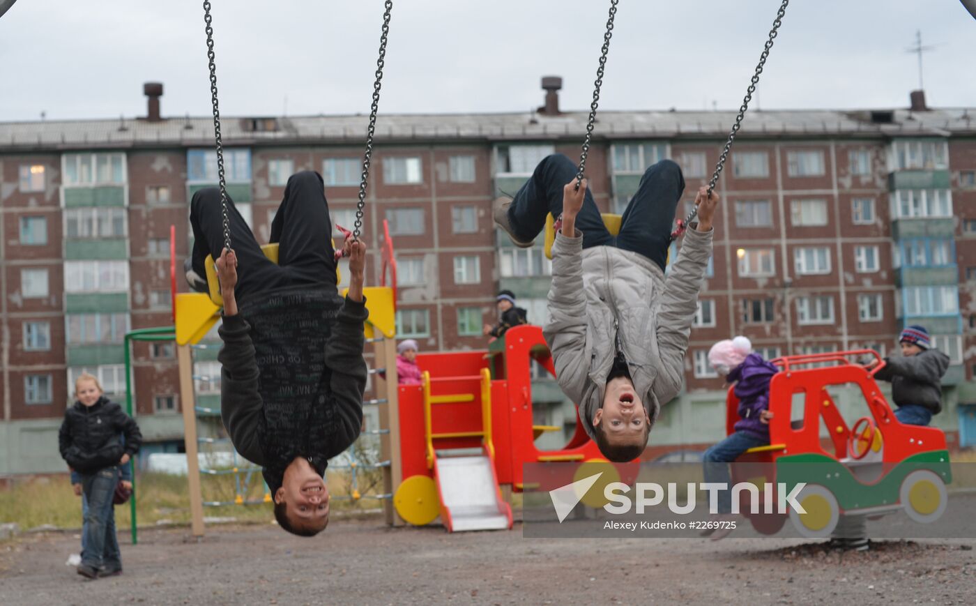 Vorkuta. Workdays and holidays