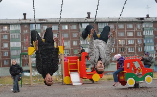 Vorkuta. Workdays and holidays