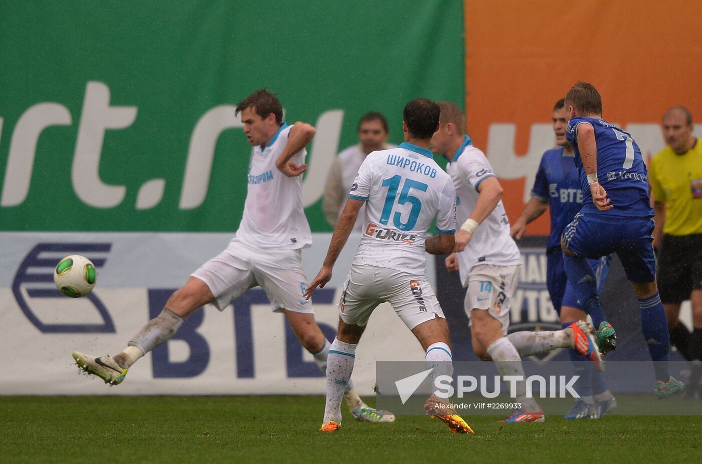Russian Football Premier League. Dynamo vs. Zenit
