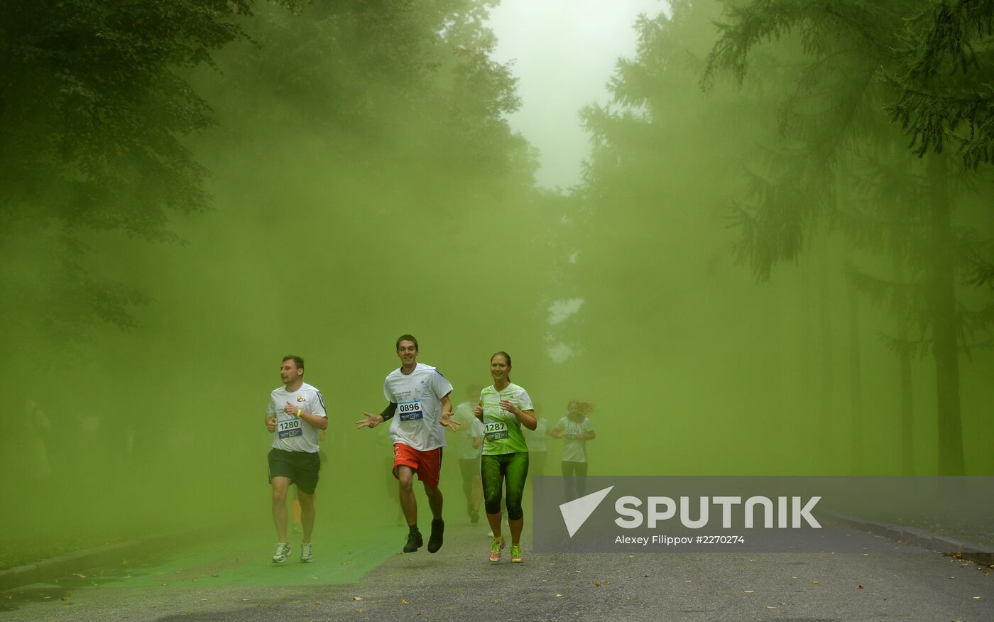 "Color Run" in Luzhniki