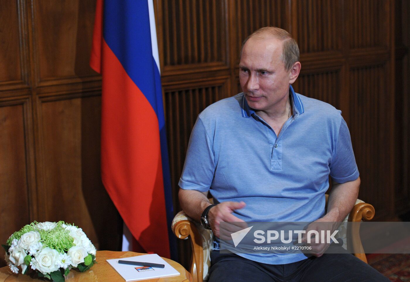 Vladimir Putin visits Abkhazia