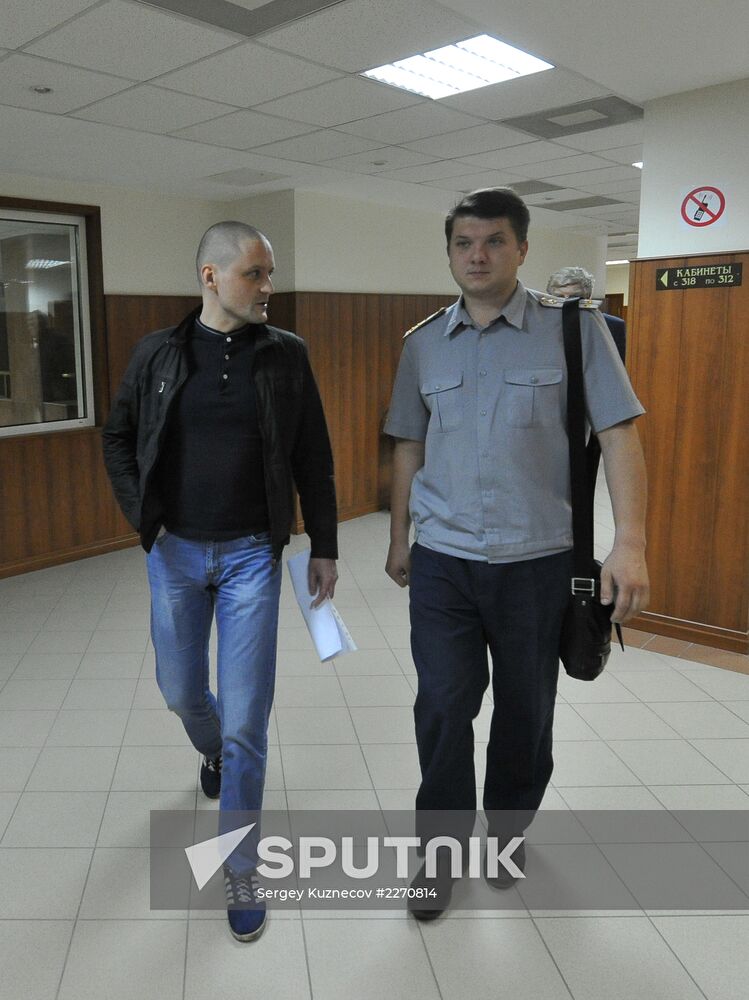 Court dismisses Udaltsov's appeal against extended house arrest