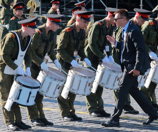 Spasskaya Tower festival rehearsal