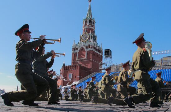 Spasskaya Tower festival rehearsal