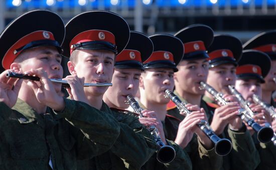 Spasskaya Tower festival rehearsal