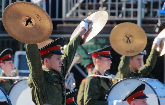 Spasskaya Tower festival rehearsal