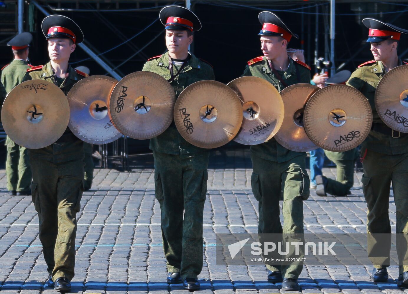 Spasskaya Tower festival rehearsal