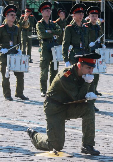 Spasskaya Tower festival rehearsal