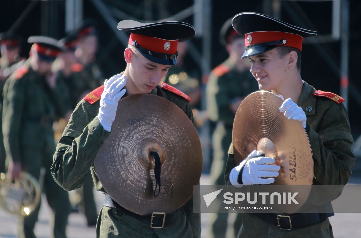 Spasskaya Tower festival rehearsal