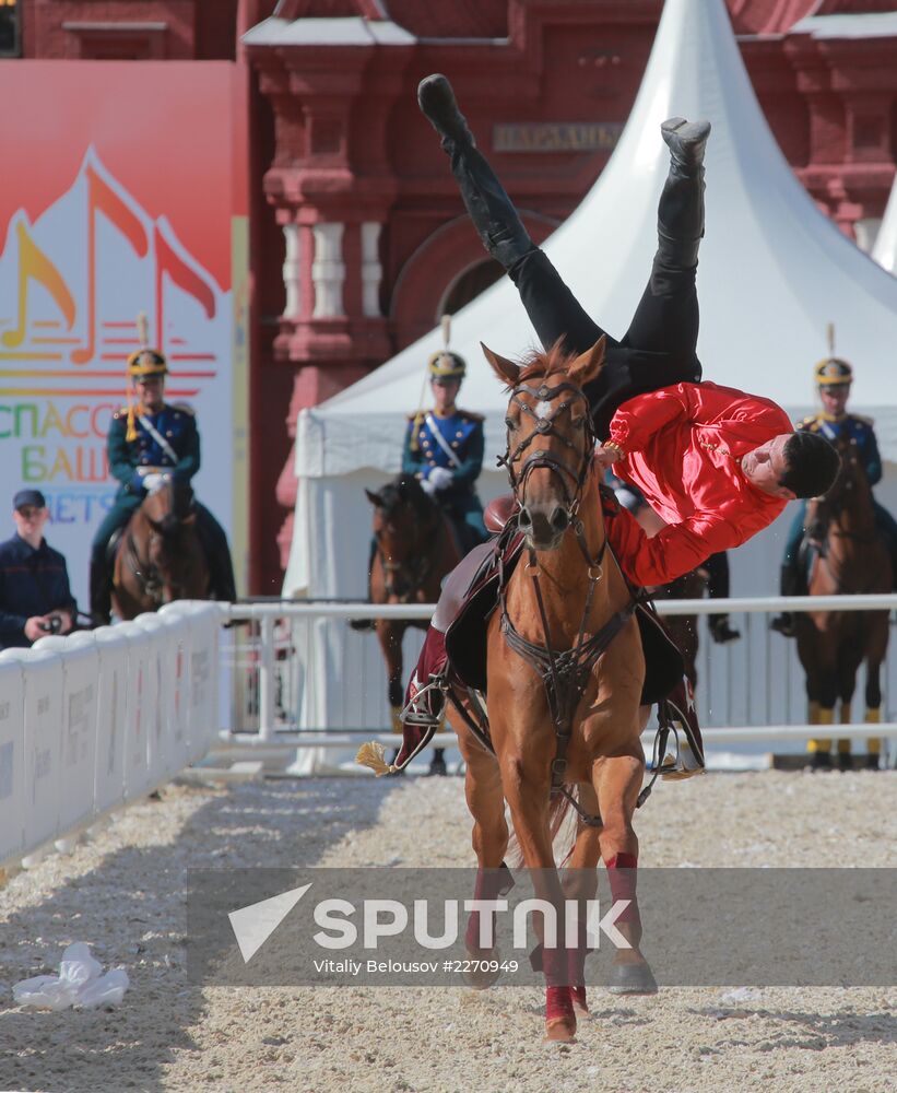 Spasskaya Tower festival rehearsal