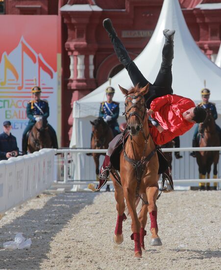 Spasskaya Tower festival rehearsal