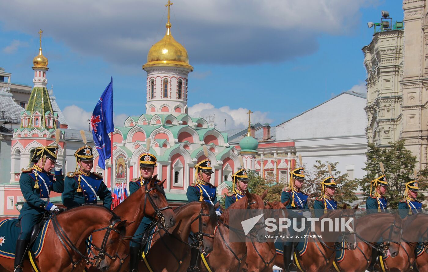 Spasskaya Tower festival rehearsal
