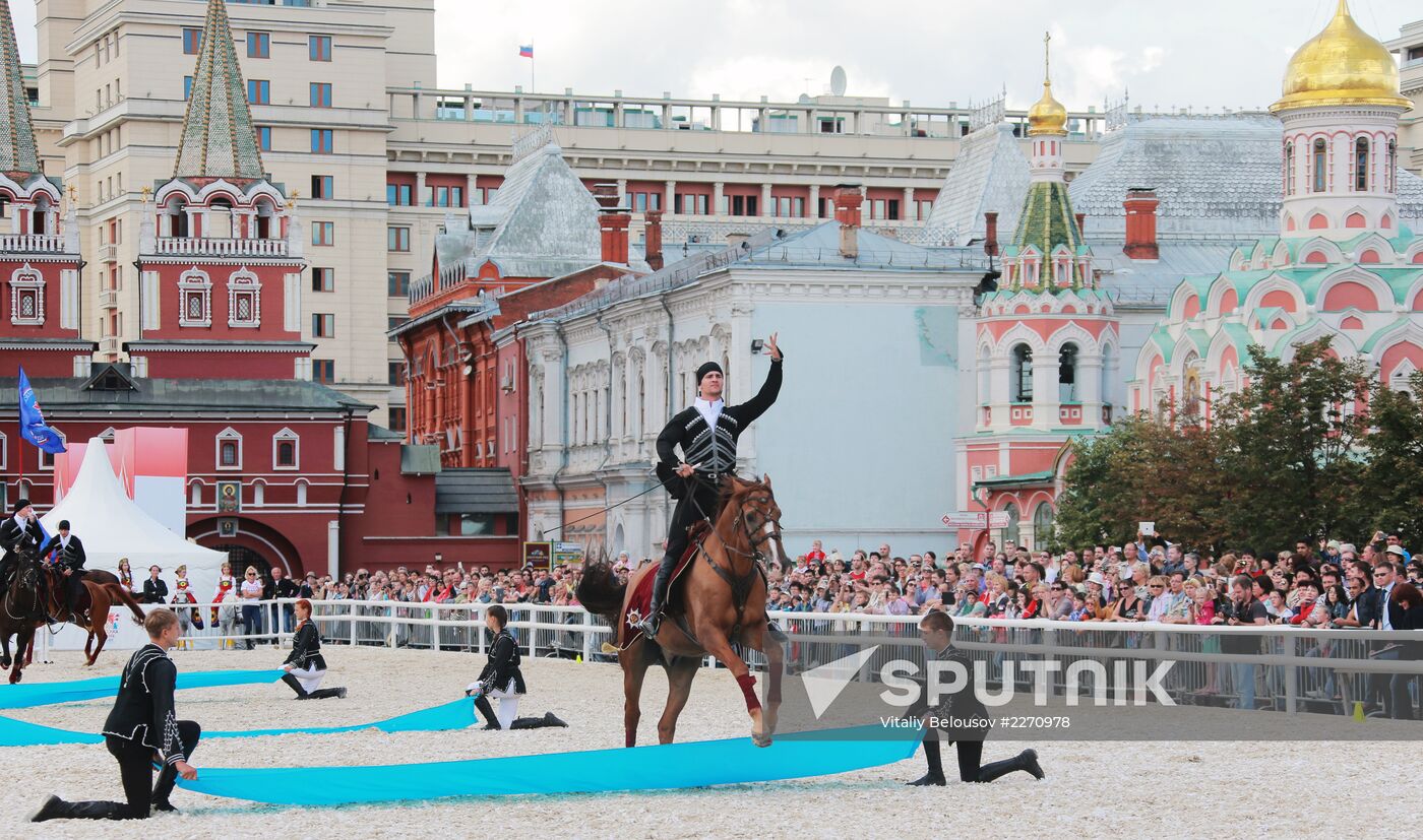 Spasskaya Tower festival rehearsal