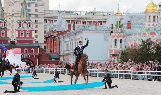 Spasskaya Tower festival rehearsal