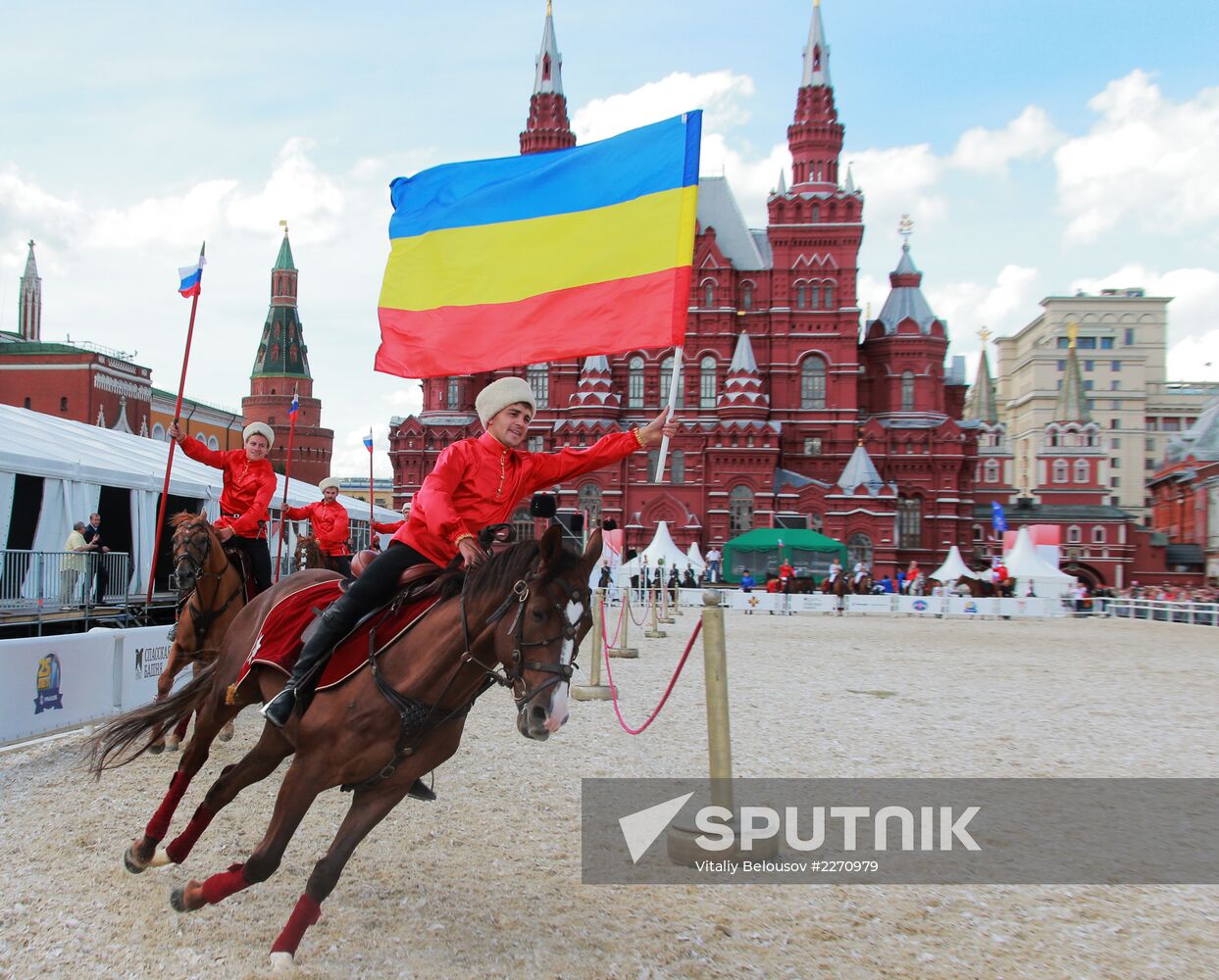 Spasskaya Tower festival rehearsal
