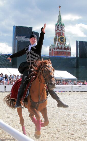 Spasskaya Tower festival rehearsal