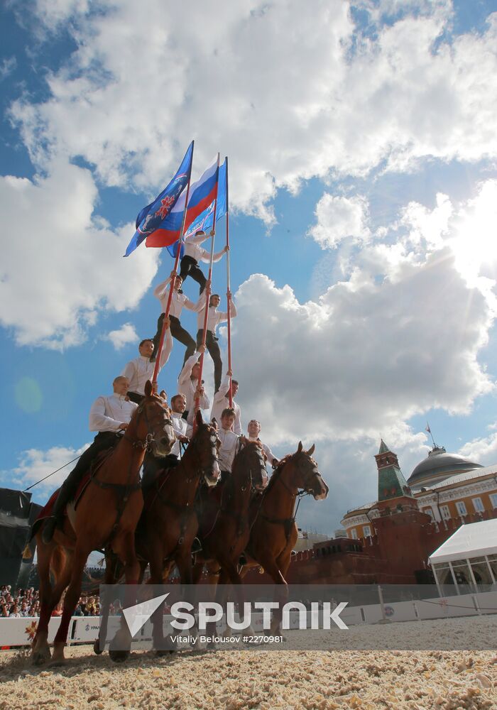 Spasskaya Tower festival rehearsal
