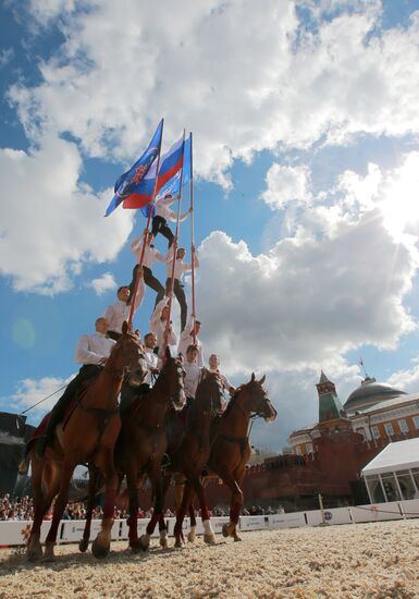 Spasskaya Tower festival rehearsal