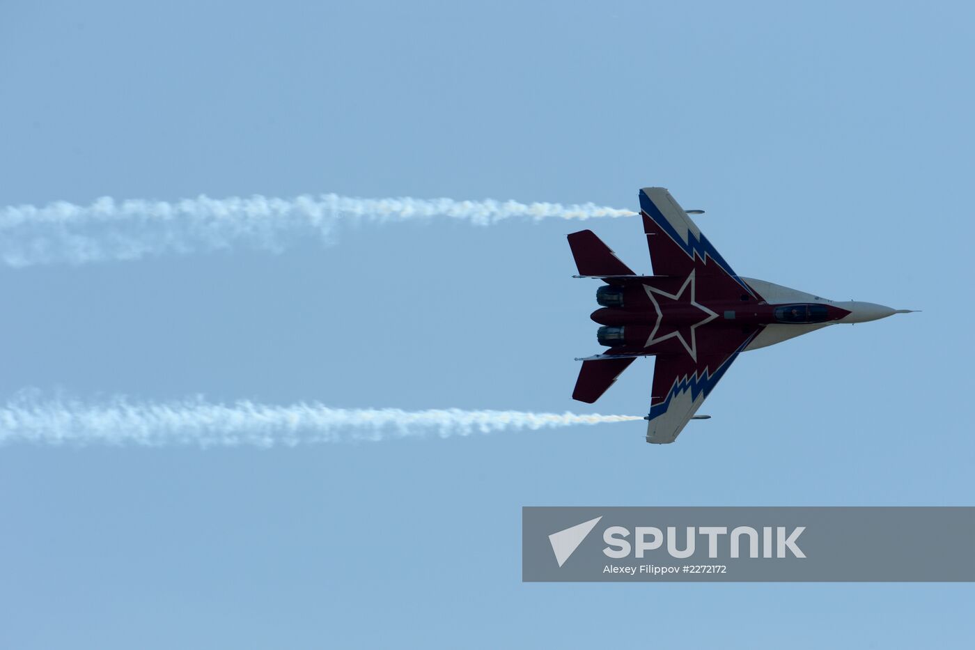 Air show at MAKS 2013