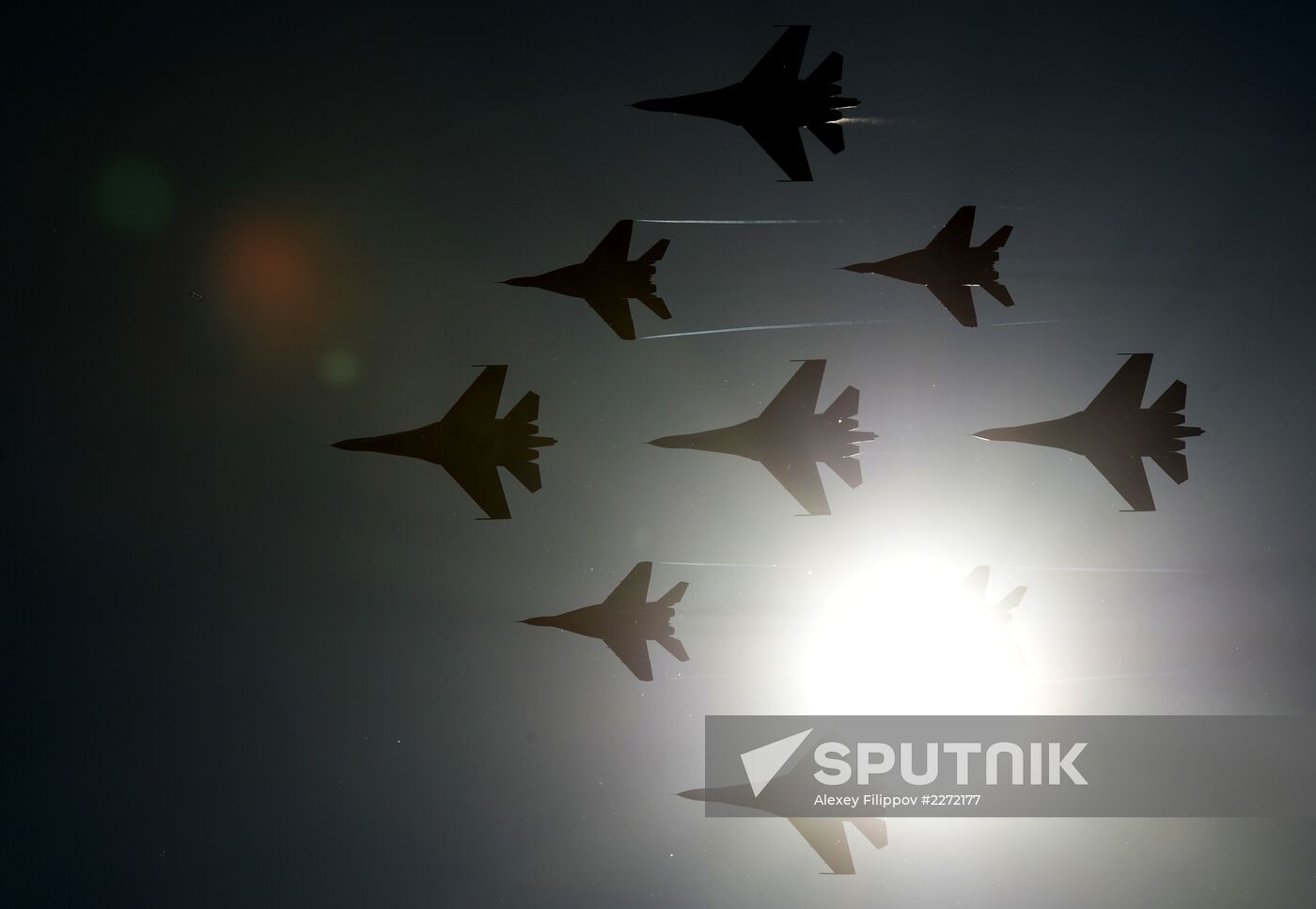Air show at MAKS 2013