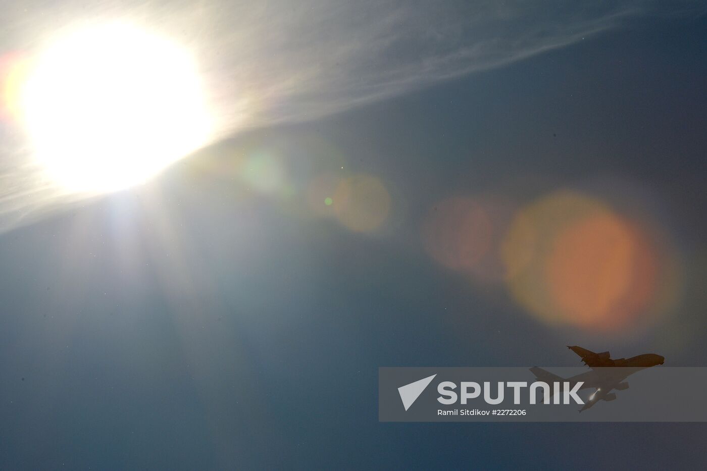 Air show at MAKS 2013