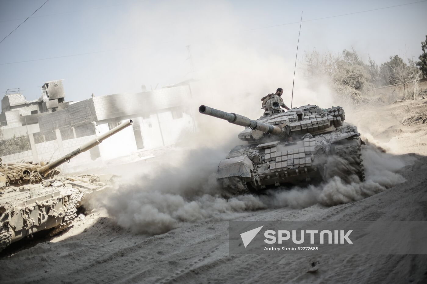 Syrian Army in Damascus surburb