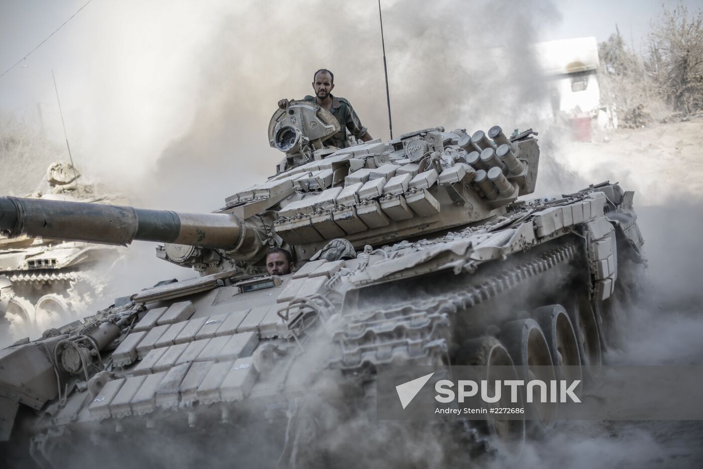 Syrian Army in Damascus surburb