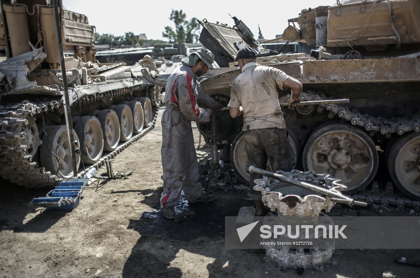 Syrian Army in Damascus surburb